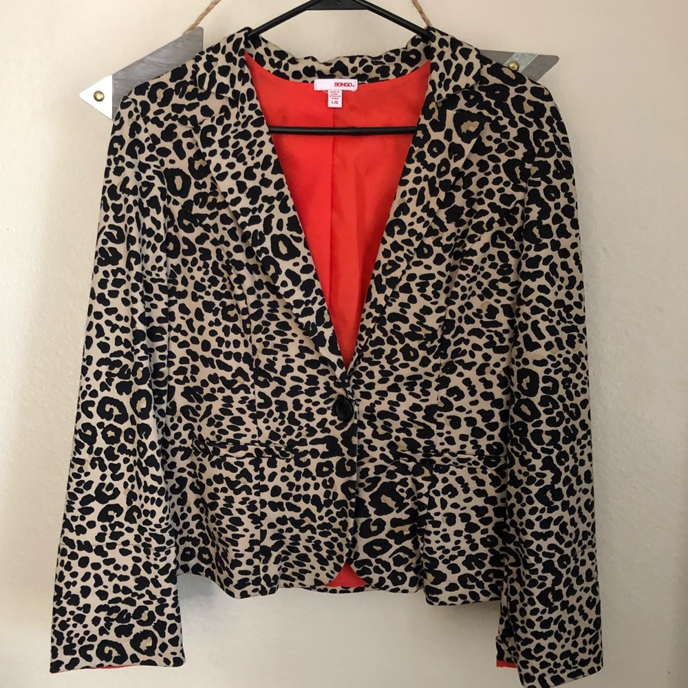 BONGO Leopard blazer
